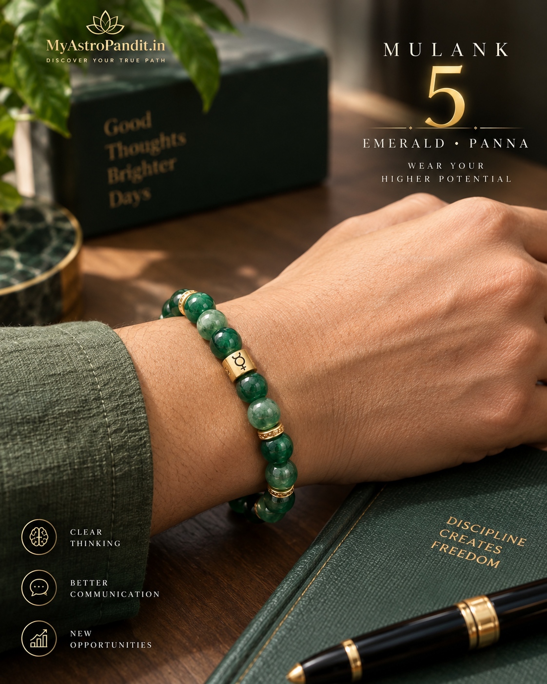Emerald (Panna) Bracelet