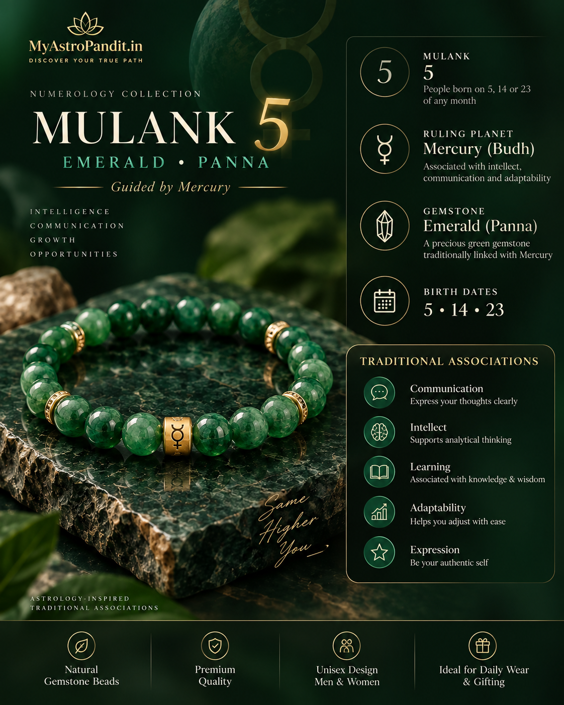 Emerald (Panna) Bracelet