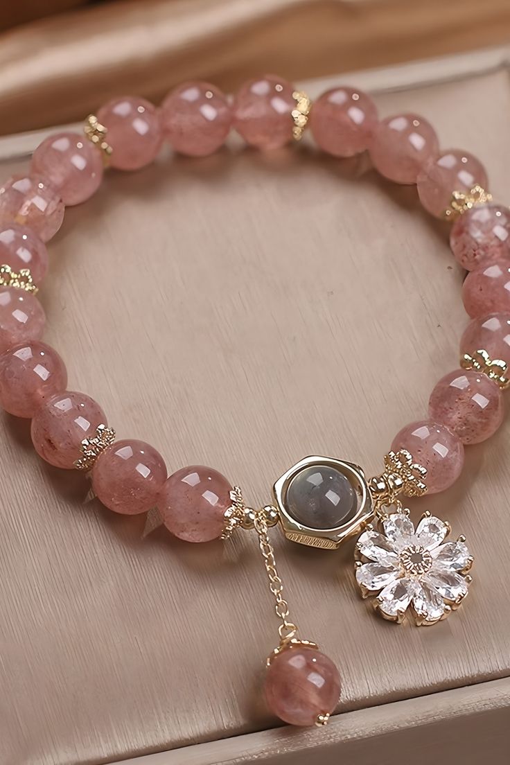 Cherry Quartz Bracelet